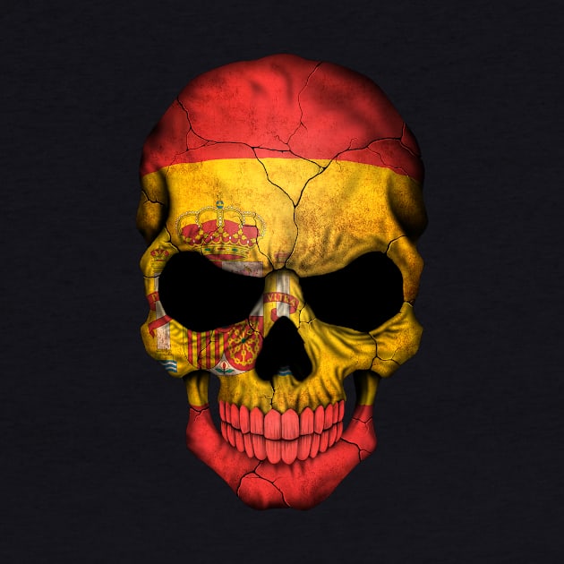 Spanish Flag Skull by jeffbartels